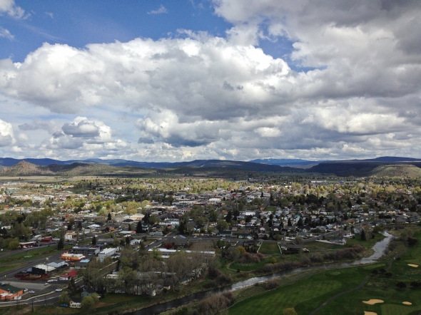 Overview of Prineville, Oregon from Ochoco Wayside State Park