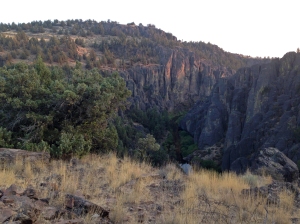 Gorge cut by the Middle Fork Owyhee River on the byway